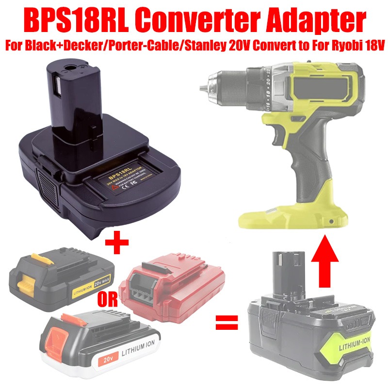 Black+Decker Tool Cordless - 블랙+데커/포터 케이블/스탠리 20V 리튬 배터리용 ALASICKA