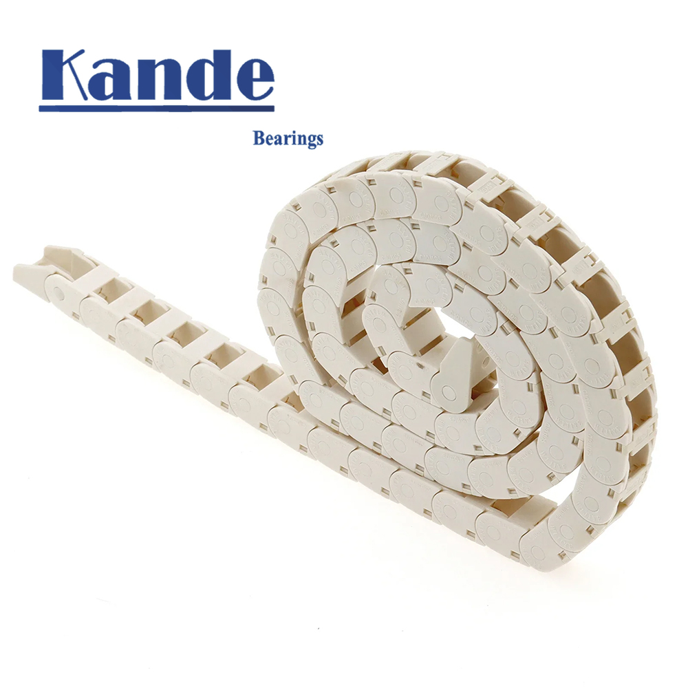 Drag Chain Cnc - Kande PA66 흰색 개방형 드래그 체인