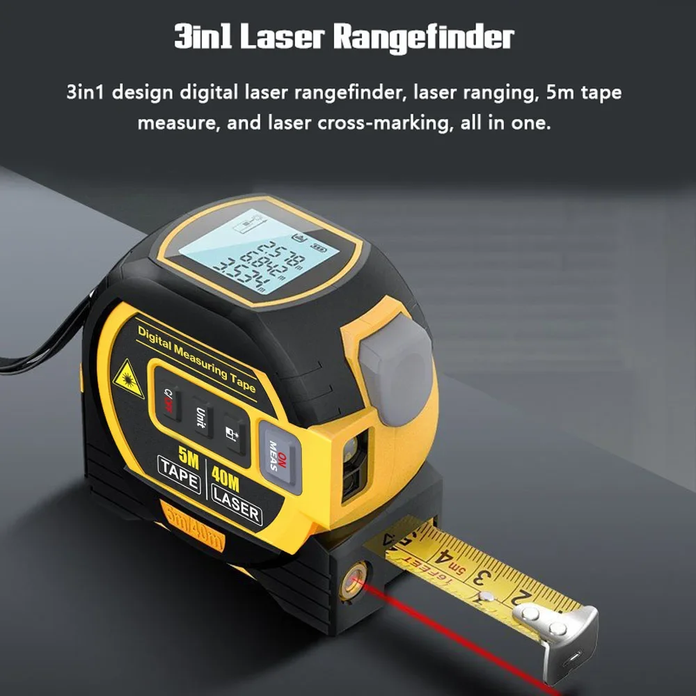 Industrial Laser Rangefinder - 백라이트 거리 측정기 건물 측정 장치
