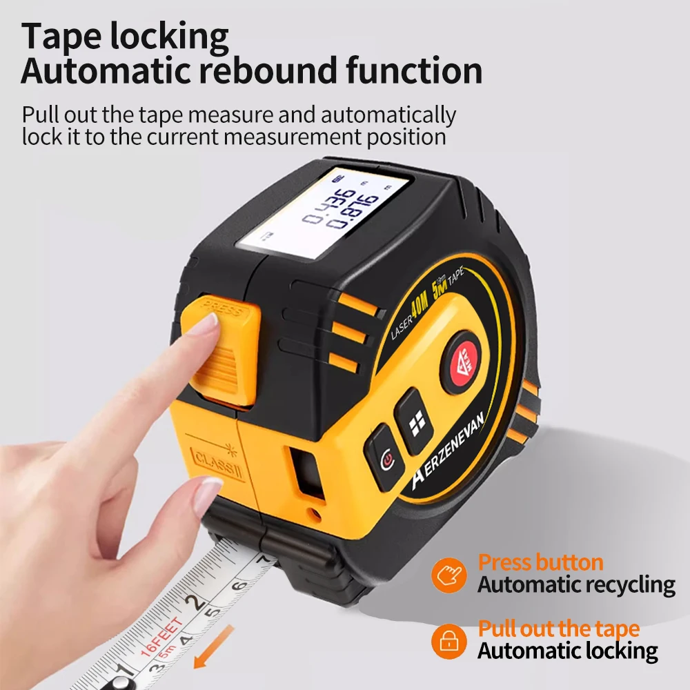 Industrial Laser Rangefinder - 80m 레이저 줄자 측정기 레이저 거리
