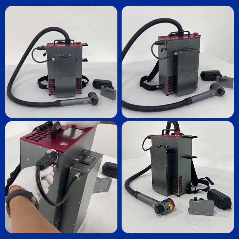 Industrial Laser Machine Price - 휴대용 백팩형 핸드헬드 레이저 클리너 녹