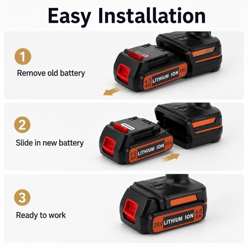 Black+Decker Tool Cordless - 블랙앤데커 20V 배터리 무선 공구용 20V