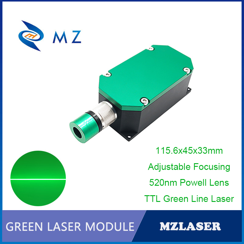 Industrial Laser Diode - TTL PWM 녹색 라인 레이저 다이오드