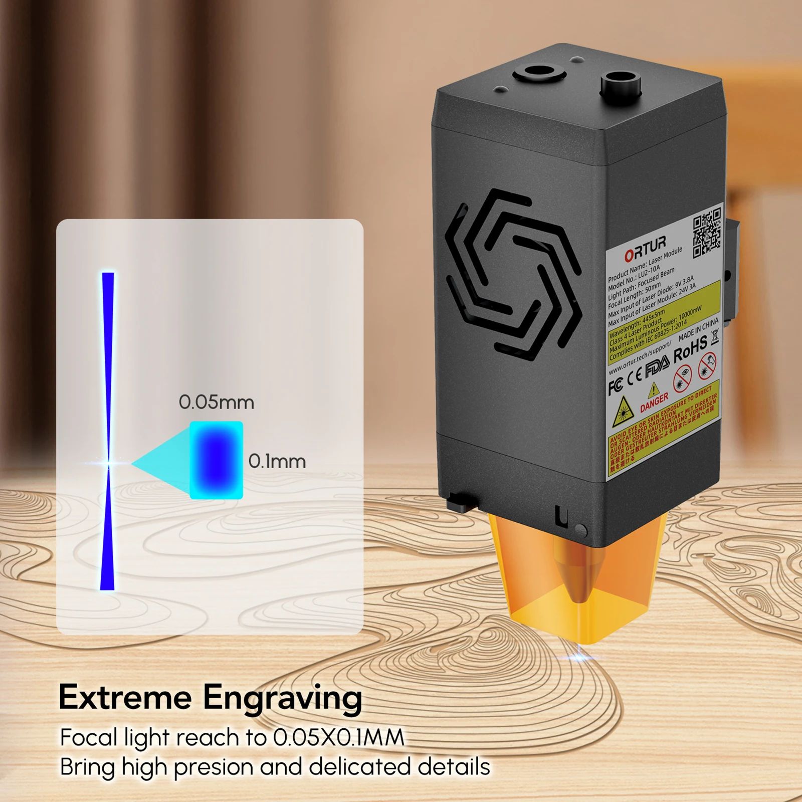 Laser Engraving Software - ORTUR LU2-10A 10W 고정밀 레이저 모듈