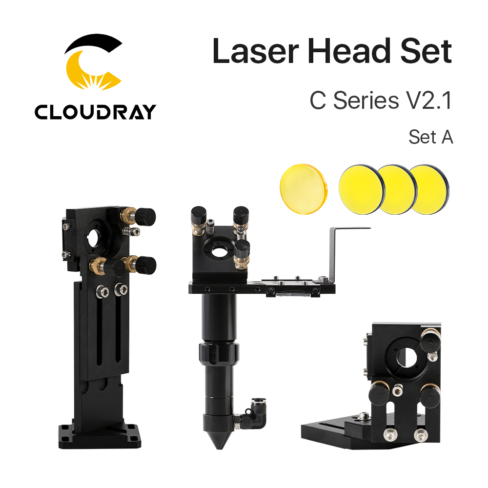 Co2 Laser Mirror - Cloudray CO2 레이저 헤드 세트 Dia.18mm