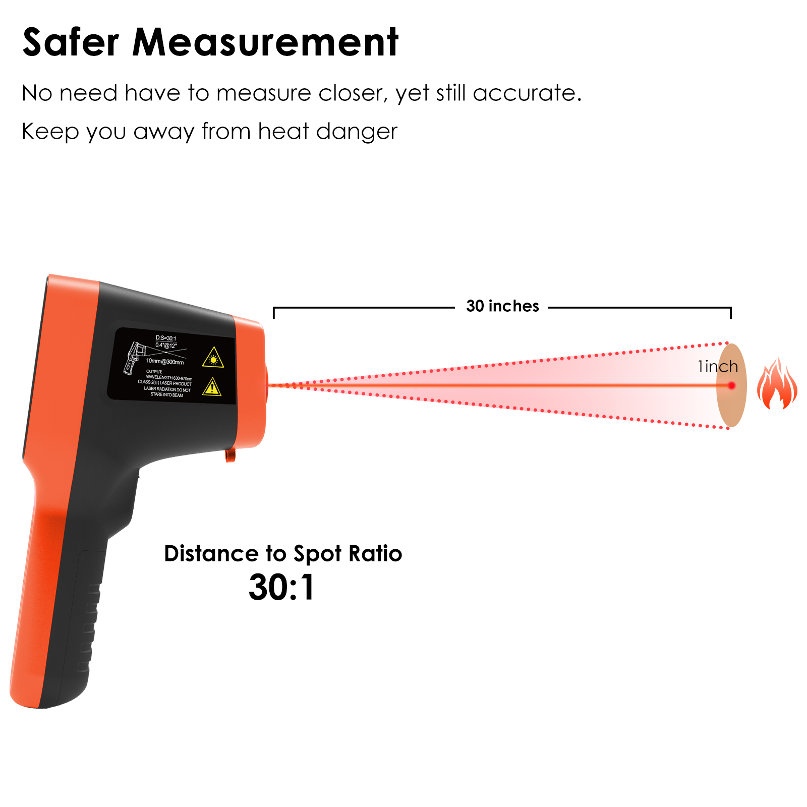 충전식 산업용 적외선 온도계 -50~1600 ℃   3 - Industrial Laser Blaster 리뷰 및 가격