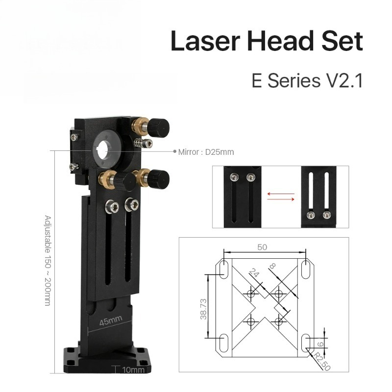 Cloudray E 시리즈 CO2 헤드 세트(포커싱 렌 - Co2 Laser Mirror 리뷰 및 가격