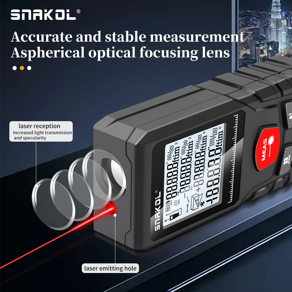 Snakol 레이저 거리 50M/100M/120M 거리 - Industrial Laser Rangefinder 리뷰 및 가격