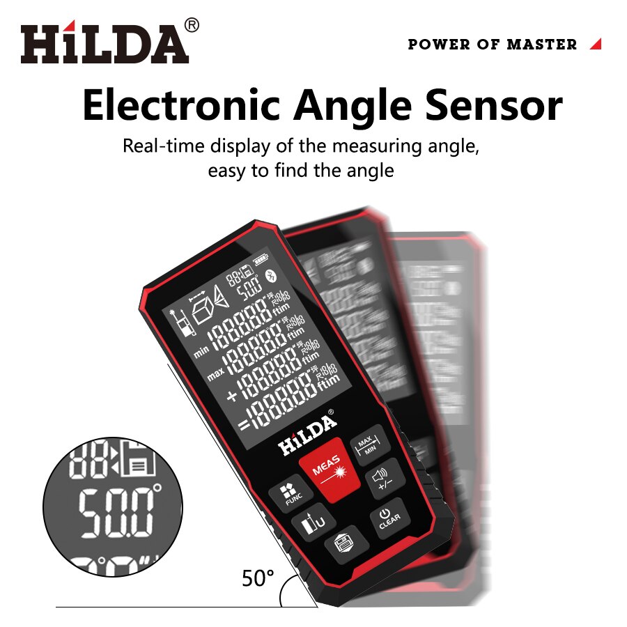 HILDA 레이저 거리 측정기 전문 계량기 레이저 거리 - Industrial Laser Rangefinder 리뷰 및 가격
