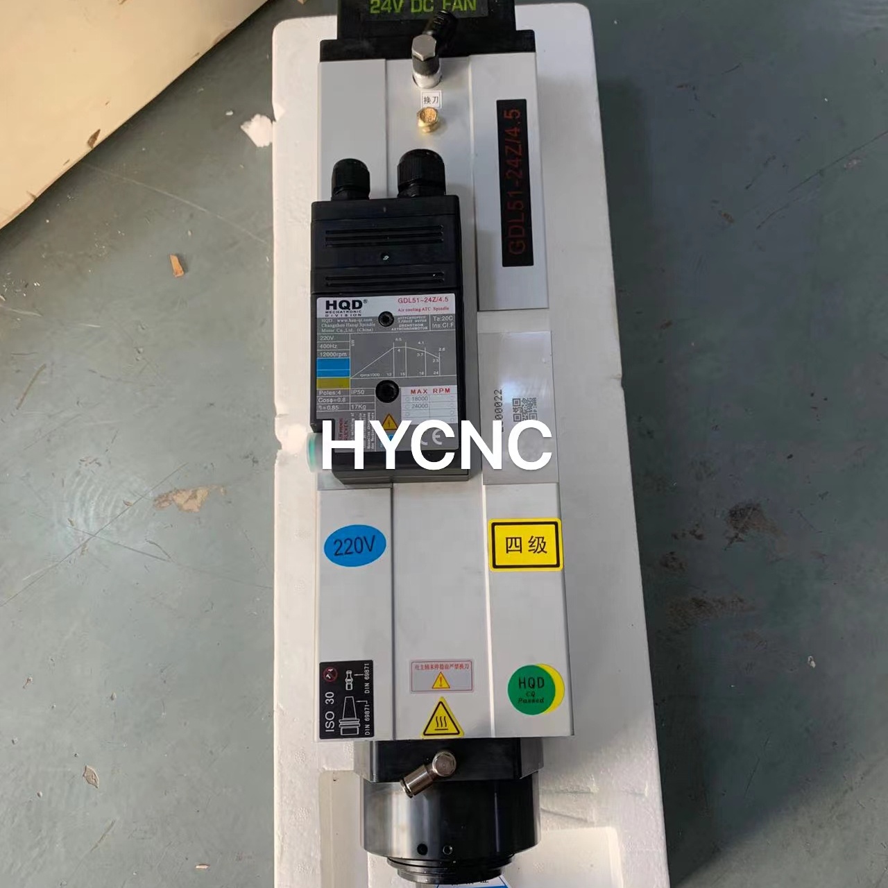 4.5Kw ATC 스핀들 ISO30 모터 BT30 4. - Cnc Spindle Motor 리뷰 및 가격