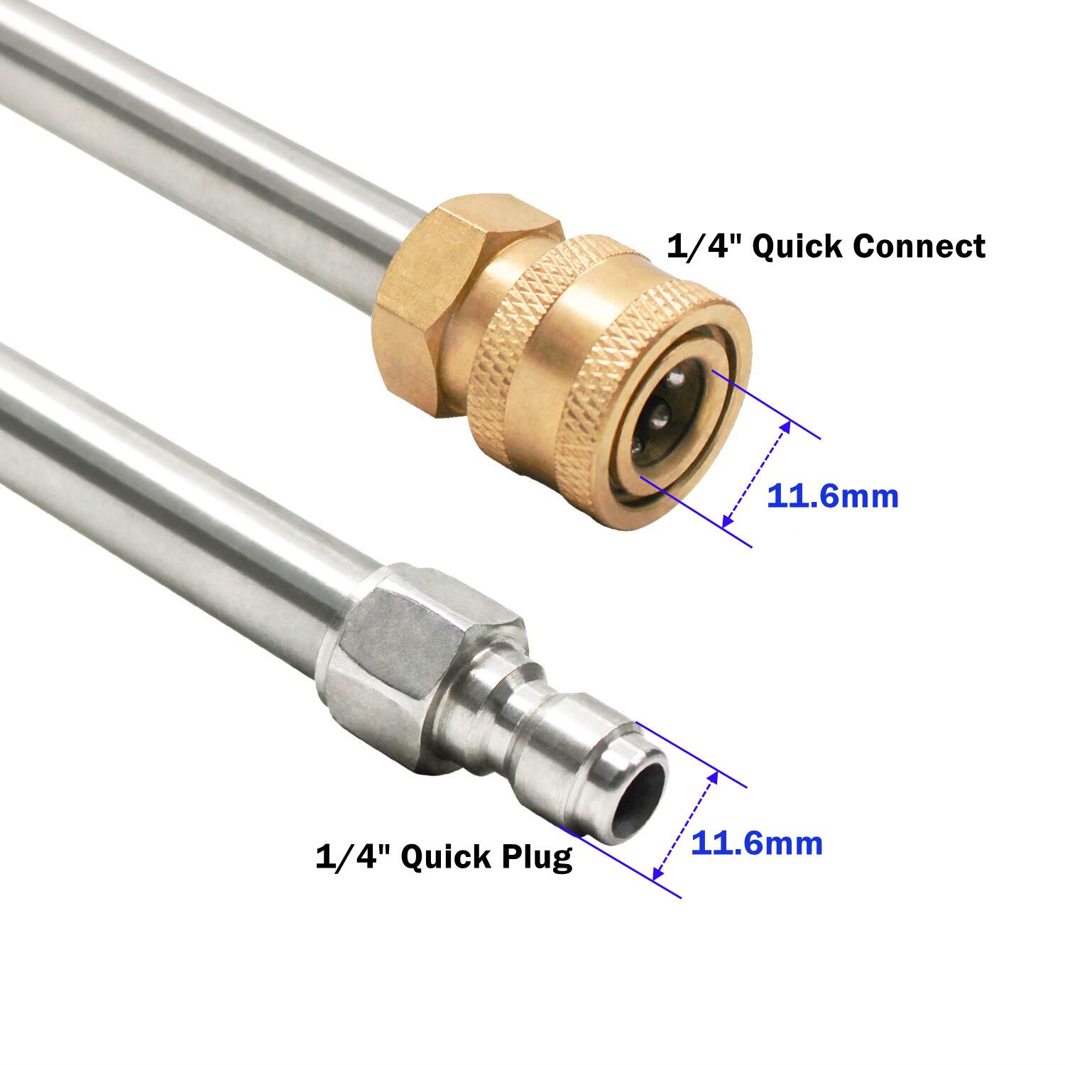 압력 세척기 연장 봉 30 °   1/4인치 퀵 커넥트 - Laser Nozzle Ceramic 리뷰 및 가격