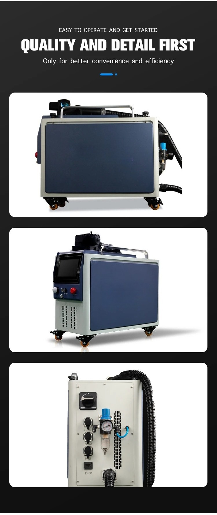 100W 200W 300W 펄스 레이저 클리닝 머신,  - Industrial Laser Paint Remover 리뷰 및 가격