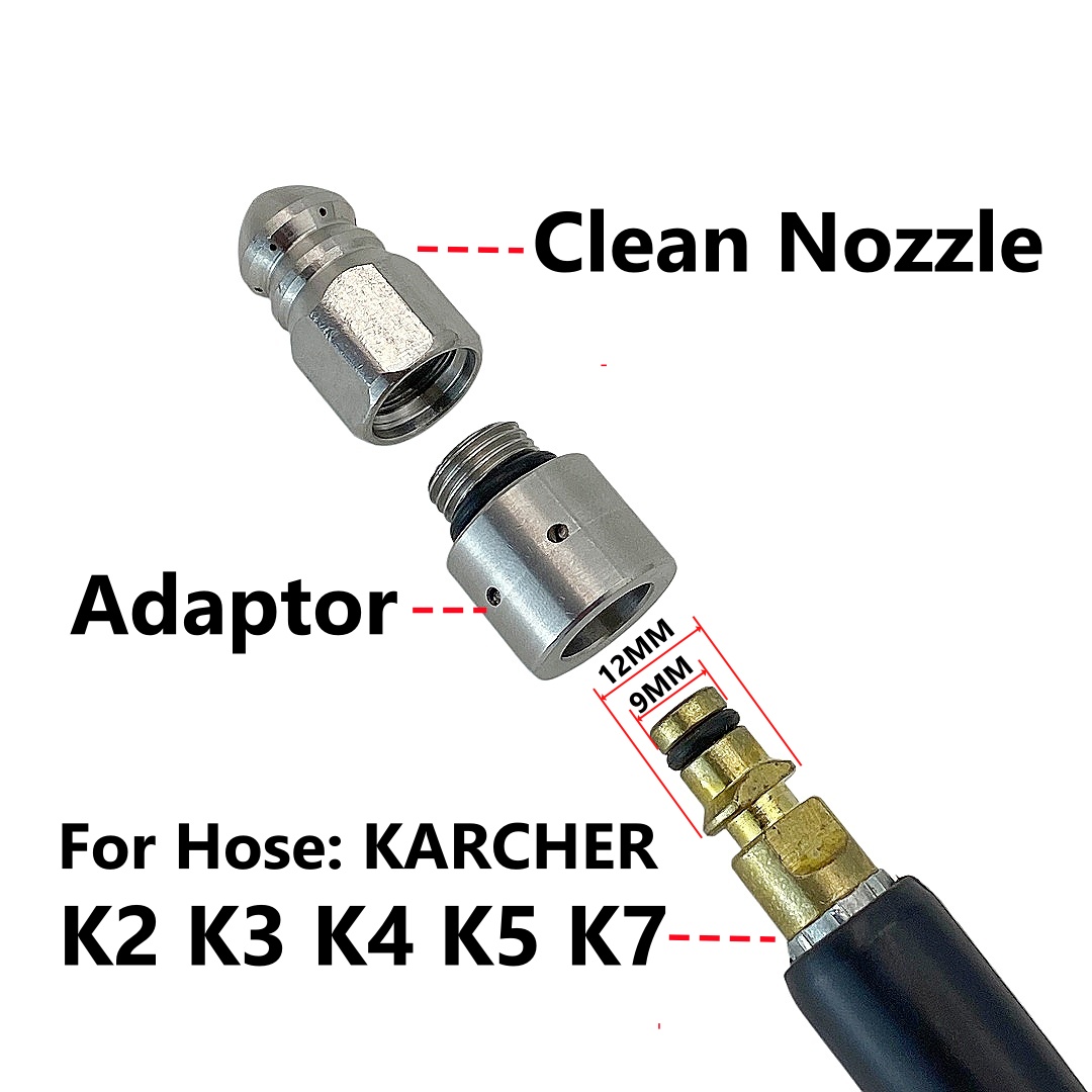 고압 세척기 호스 배수 청소 노즐은 KARCHER K2 - Laser Nozzle Ceramic 리뷰 및 가격