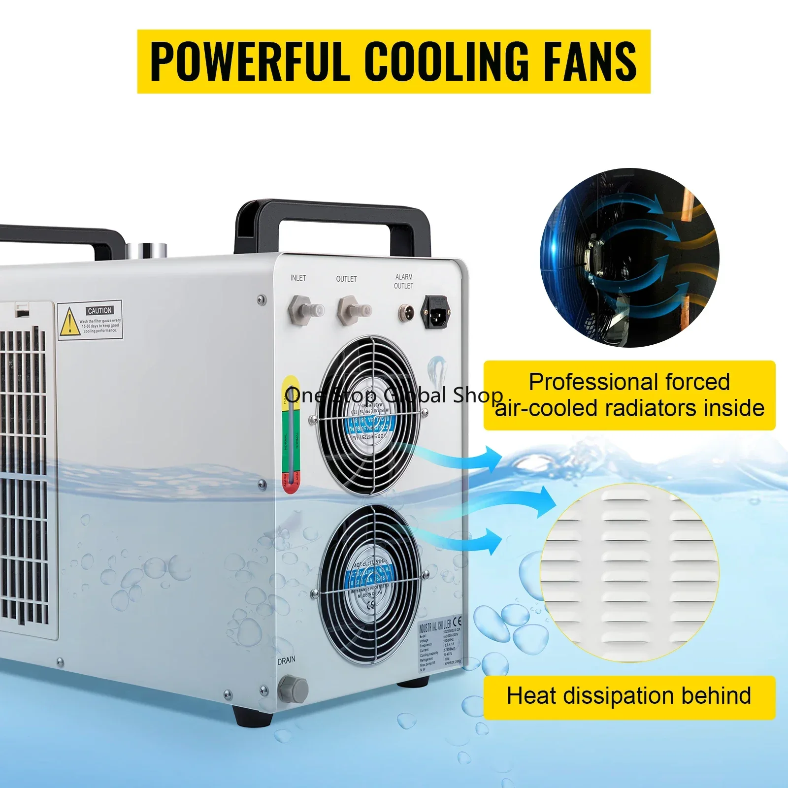 산업용 물 냉각기 레이저 조각기 냉각기 열분해 산업용  - Laser Chiller Water Cooler 리뷰 및 가격
