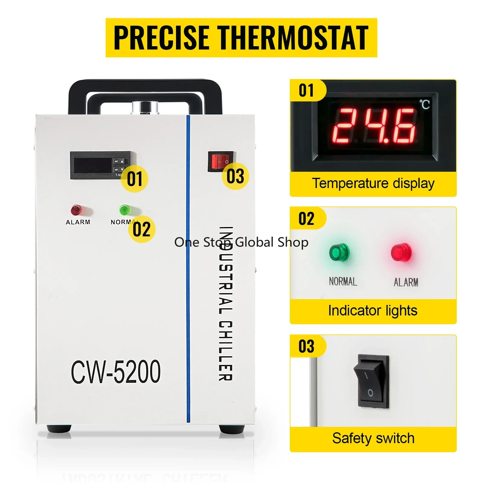 산업용 물 냉각기 레이저 조각기 냉각기 열분해 산업용  - Laser Chiller Water Cooler 리뷰 및 가격