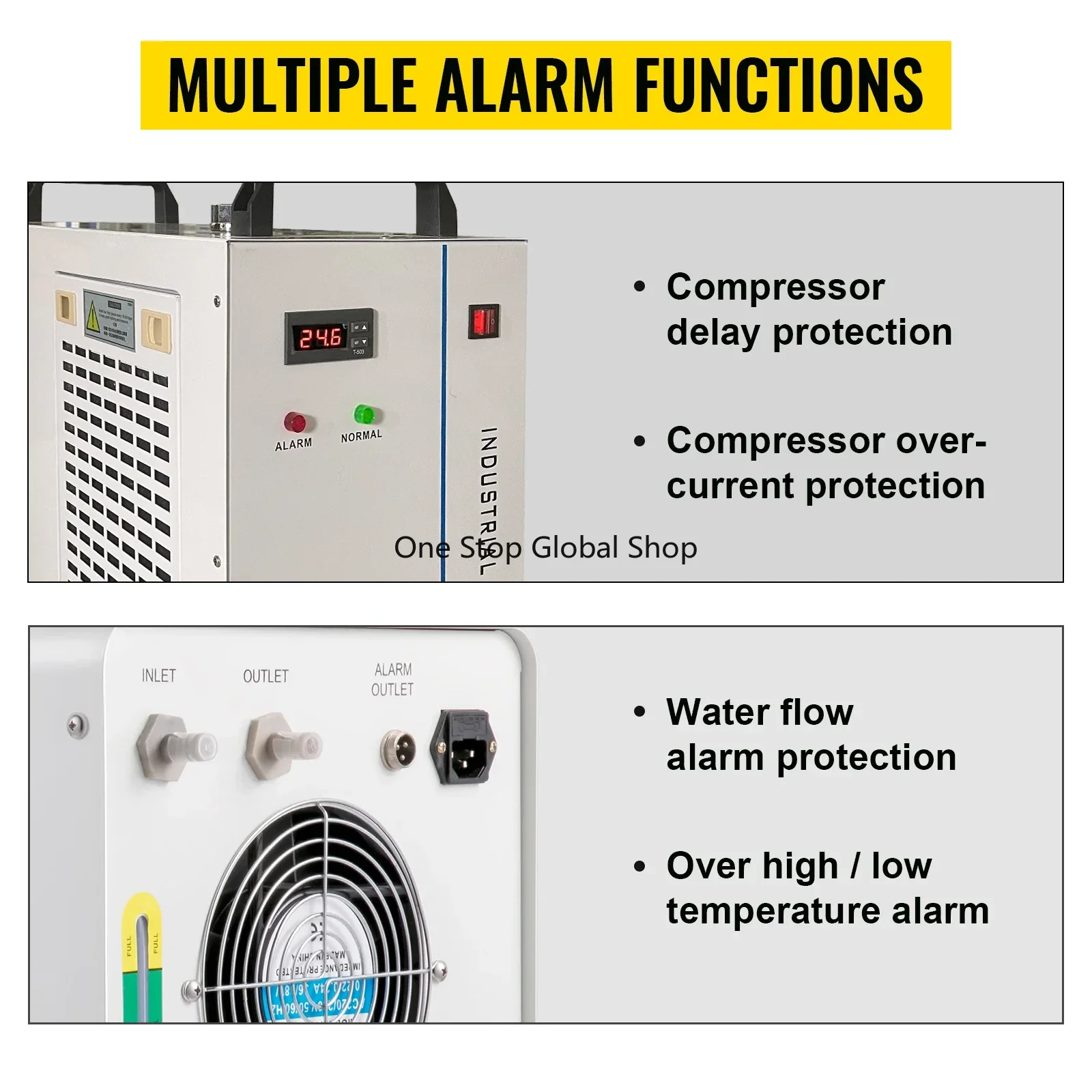 산업용 물 냉각기 레이저 조각기 냉각기 열분해 산업용  - Laser Chiller Water Cooler 리뷰 및 가격