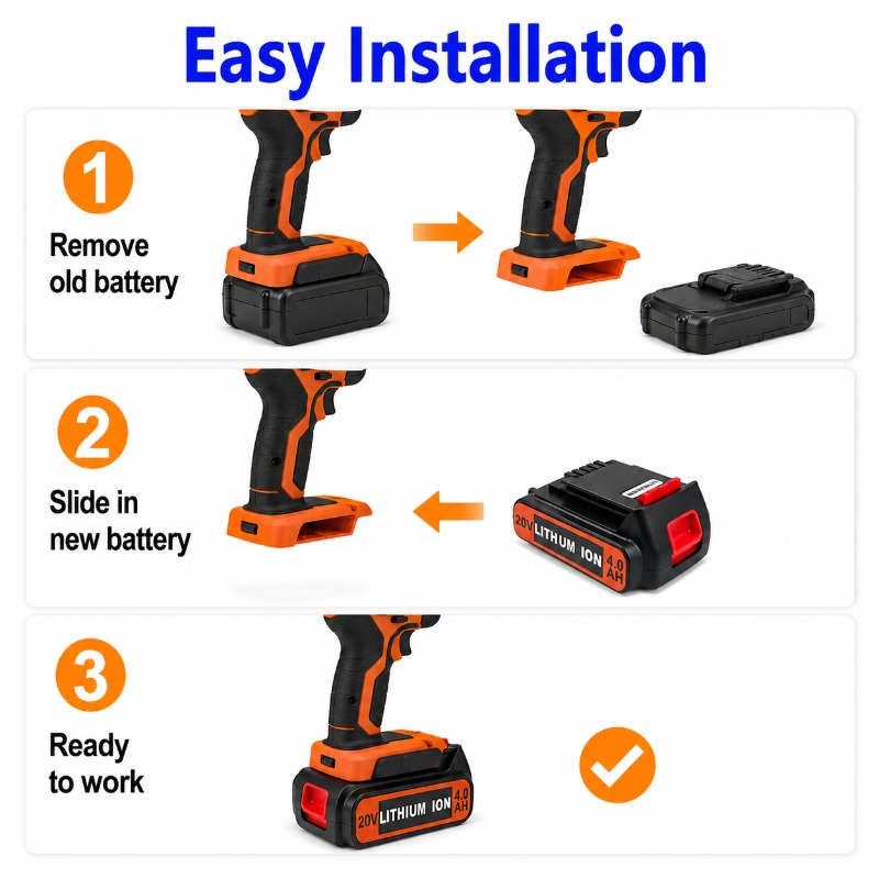 블랙앤데커 20V 배터리 무선 공구용 20V 6.0Ah - Black+Decker Tool Cordless 리뷰 및 가격