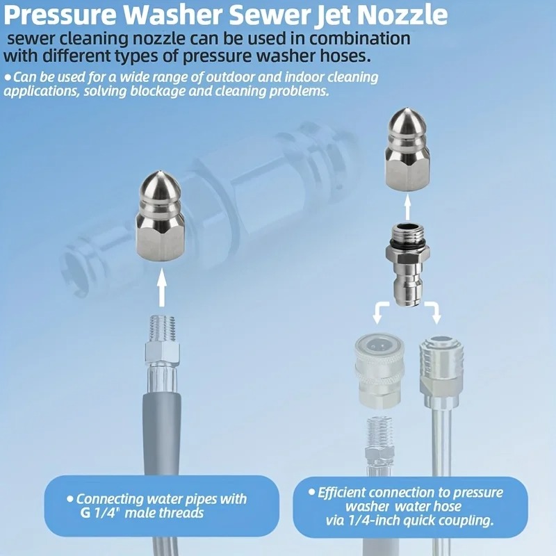 1/4인치 여성용 NPT 하수구 제터 노즐, 배수구 청 - Laser Nozzle Ceramic 리뷰 및 가격