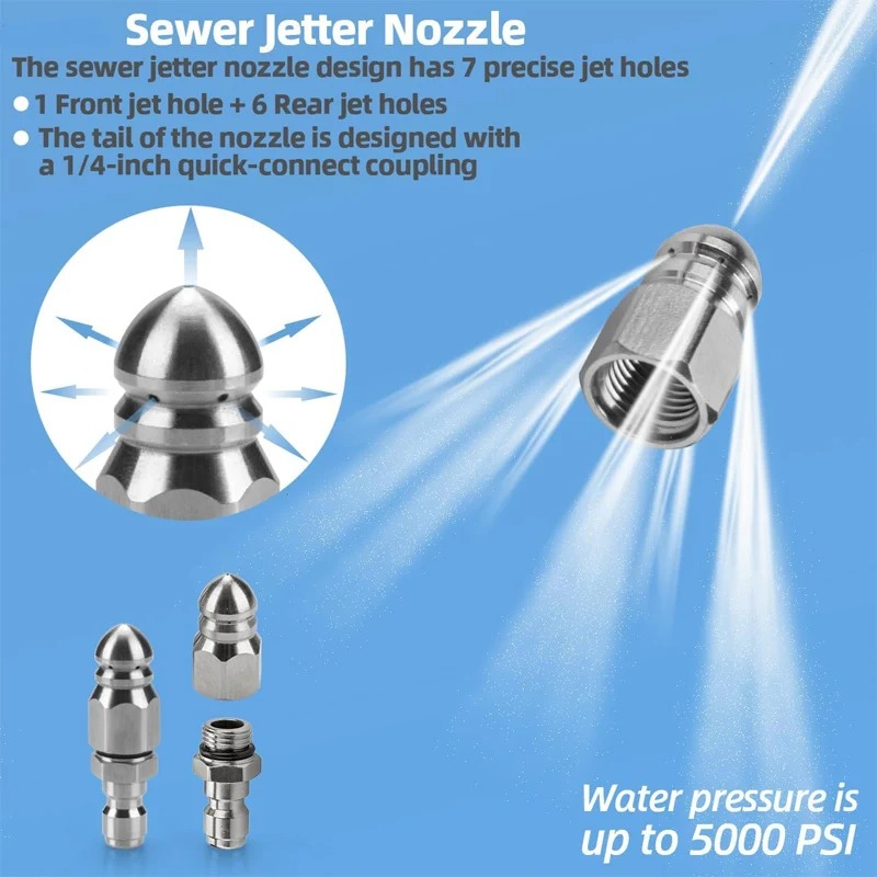 1/4인치 여성용 NPT 하수구 제터 노즐, 배수구 청 - Laser Nozzle Ceramic 리뷰 및 가격